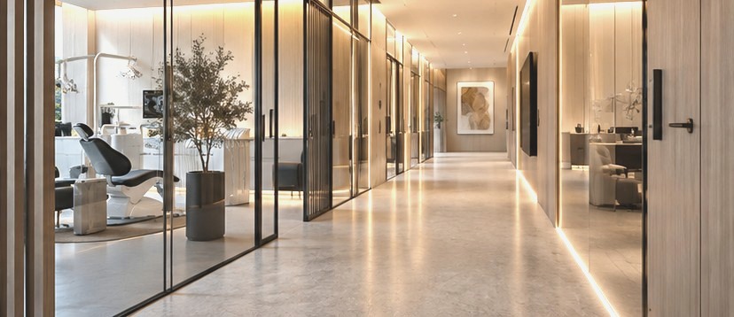Hochwertige Dentalpraxis – Behandlungsbereich
